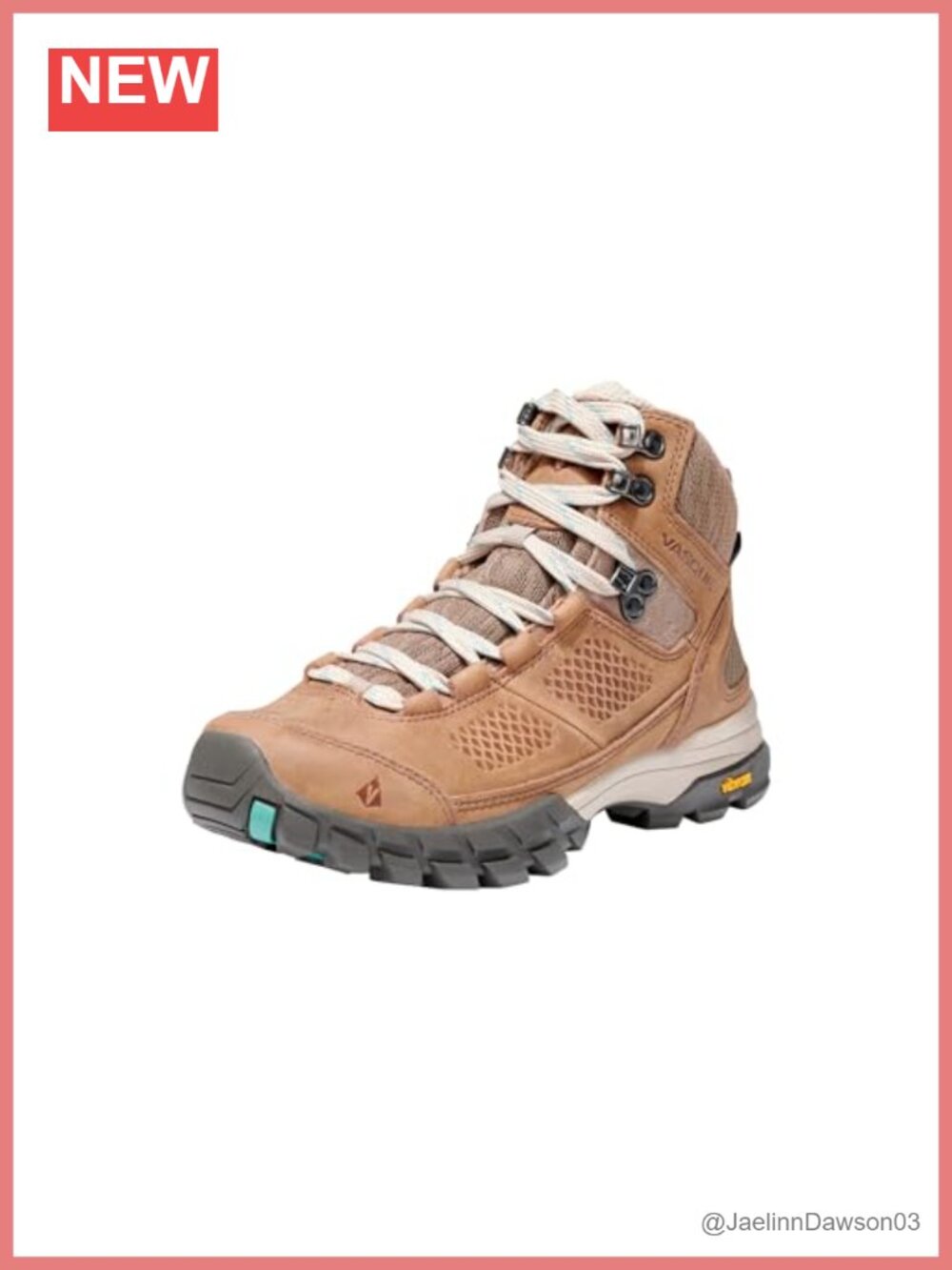 Vasque Talus Mid Waterproof Hiking Boots Vibram Leather